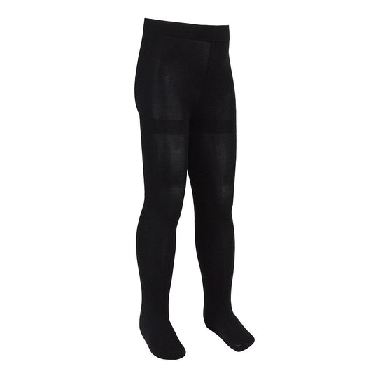 Girls Microfibre Tights 60 Denier - Black - 3-12 Years (46B435) - Kidswholesale.co.uk