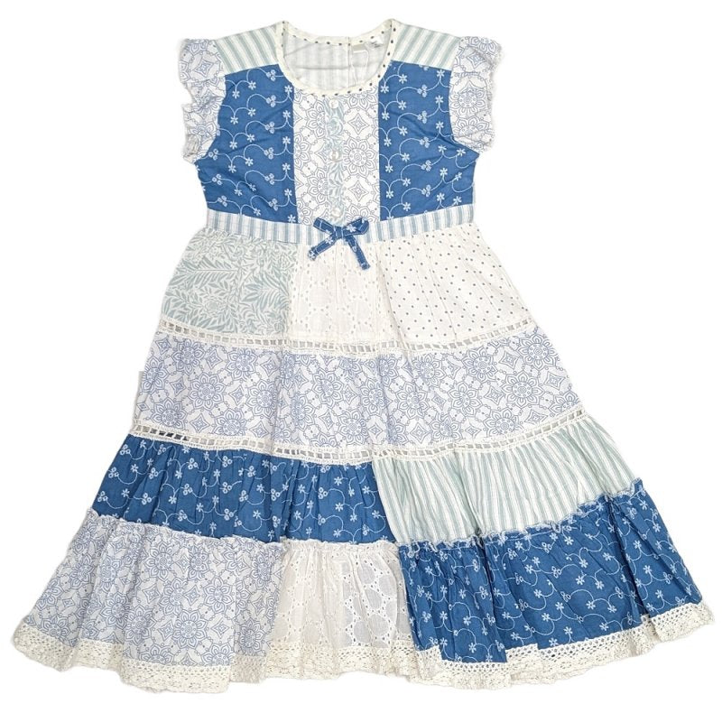 Girls Panelled Dress (3-11 Years) (PK8) B03310