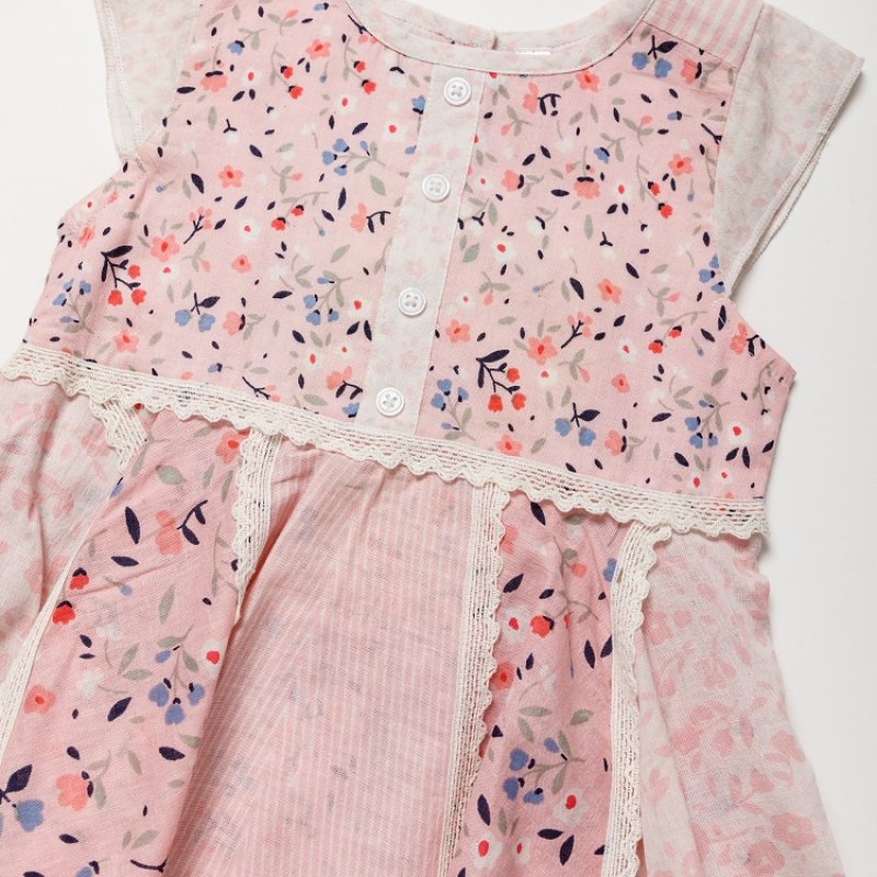 Girls Floral Panel Dress (3-11 Years) (PK8) B03311