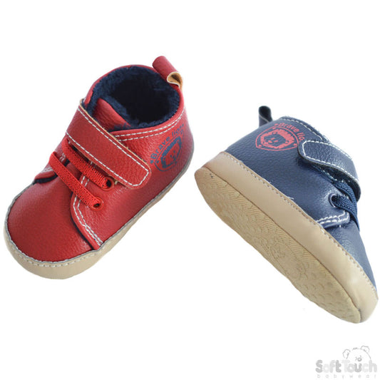 BOYS PU TRAINERS: (B2098)