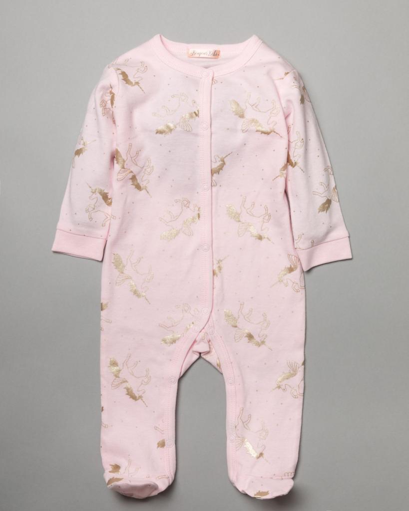 Baby Girls 5 Piece Multi Pack Gold Lurex Unicorn Set (NB,0-3,3-6 Months)-T20768