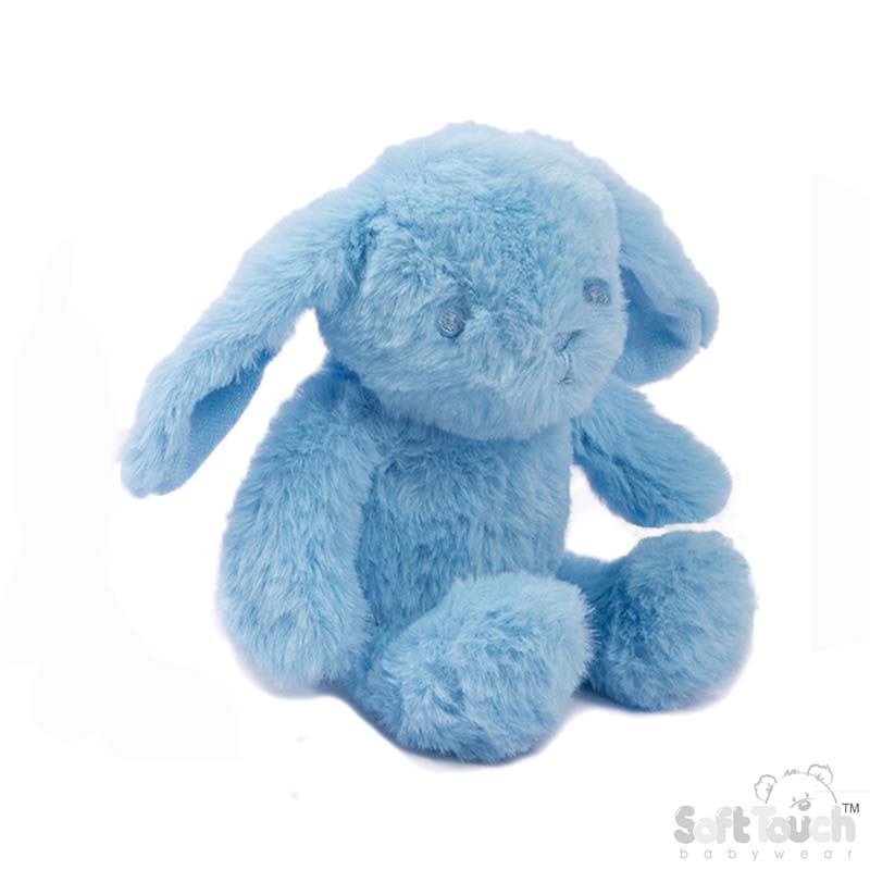 BLUE TOY BUNNY- 15 CM (PK6) BU515-B