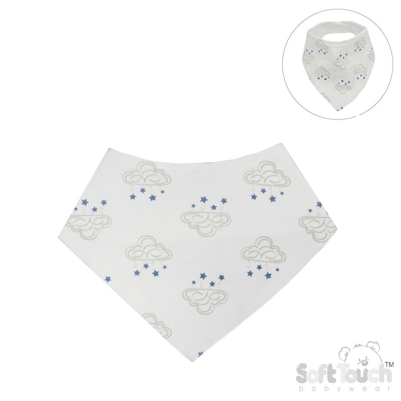 Grey Clouds Bandana Bibs - (PK12) CC11-B