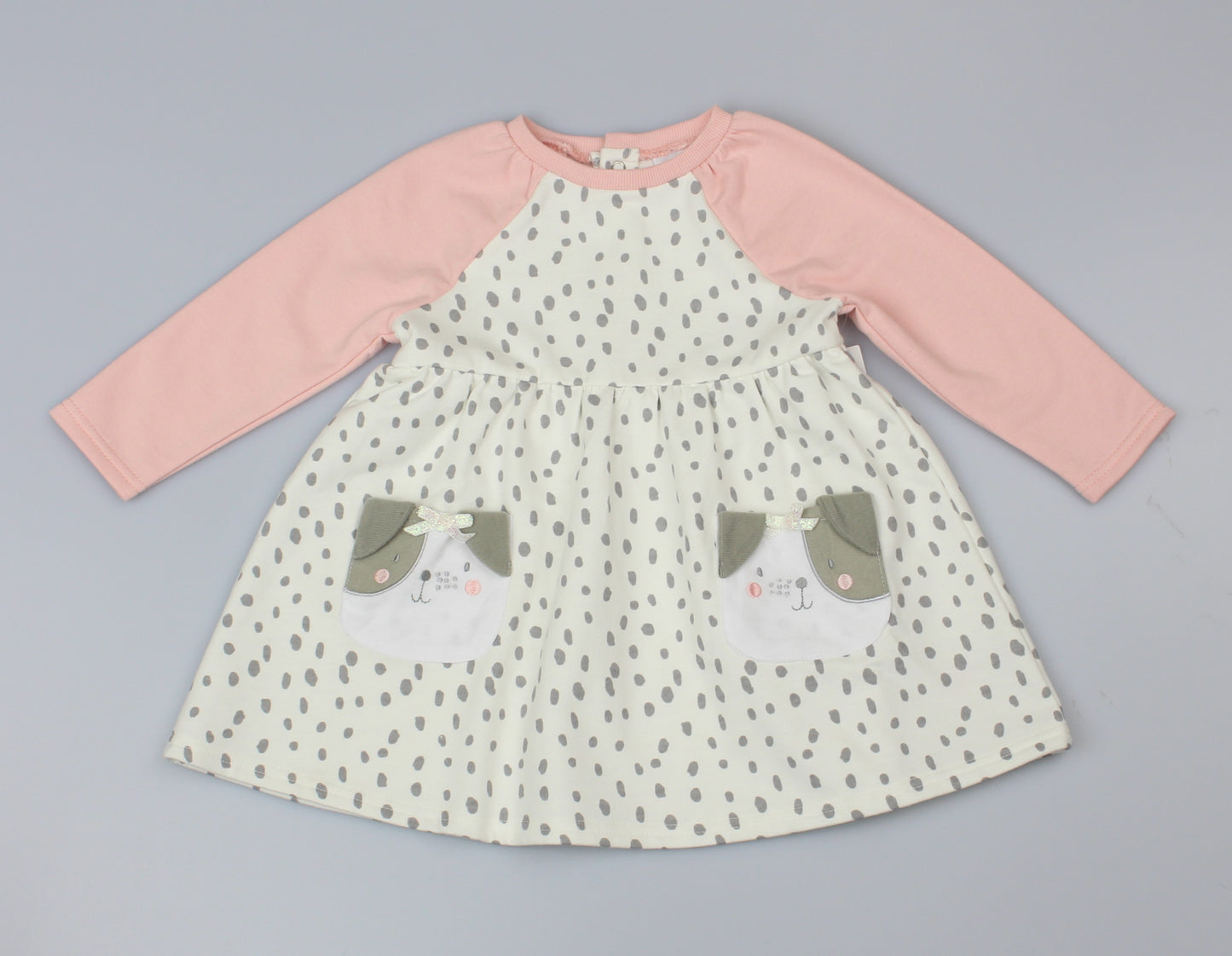 Girls Baby Corduroy Puppy Dress & Top With 6-24 Months-WF1786