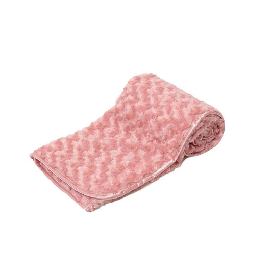 Rose Gold Rose Minky Baby Wrap: FBP66-RO.  (NEW. COLOUR ) - Kidswholesale.co.uk