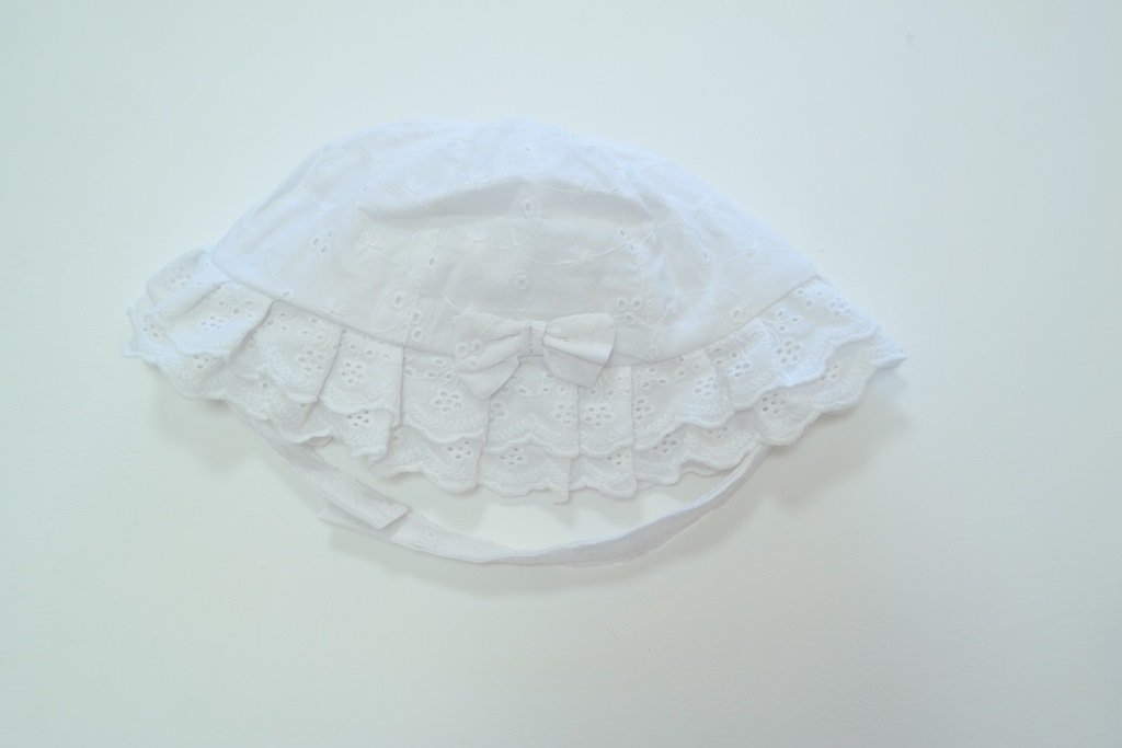 Girls Broad Anglais Hat With Bow (6-18 Months) 0165 - Kidswholesale.co.uk