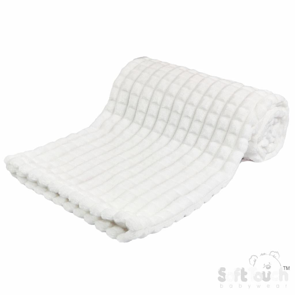 Wafer Waffle Wrap - White (75x100cm) (PK6) FBP165-W