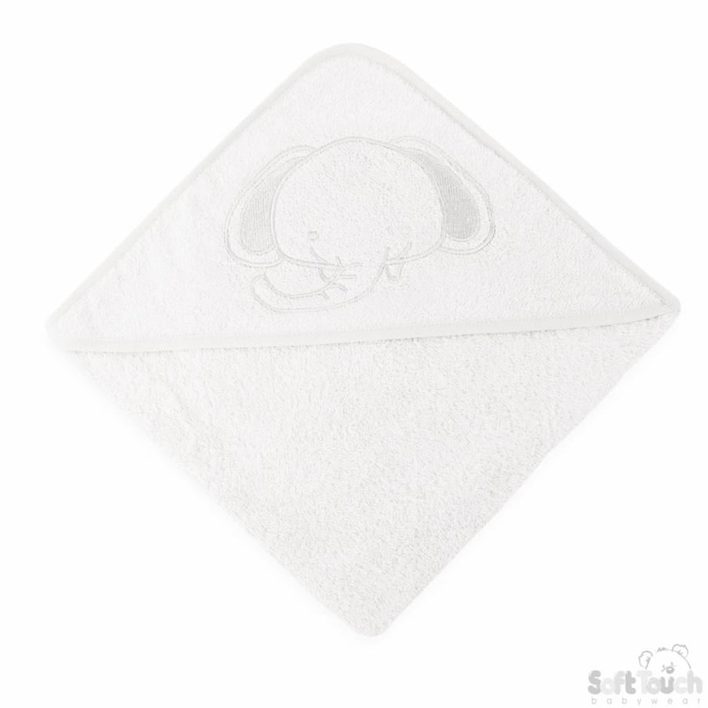 Baby Hooded Elephant White Robe