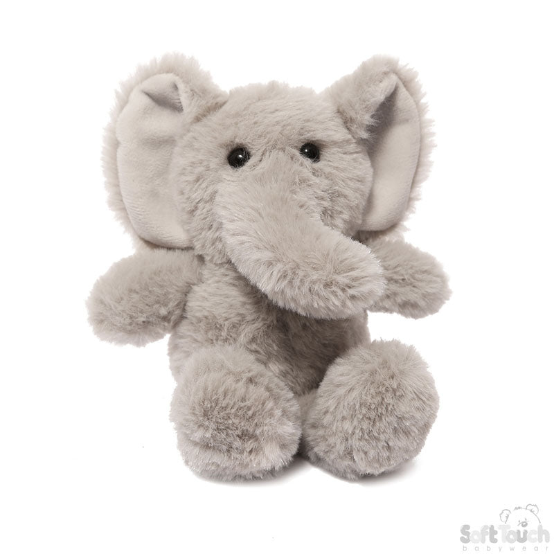 GREY ELEPHANT TOY (PK6) (15cm) TE515-G