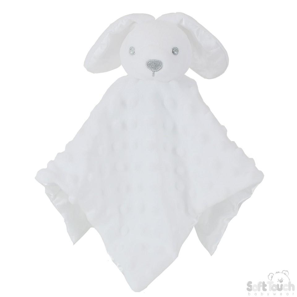 White Bubble Style Baby Bunny Comforters: BC32-W - Kidswholesale.co.uk