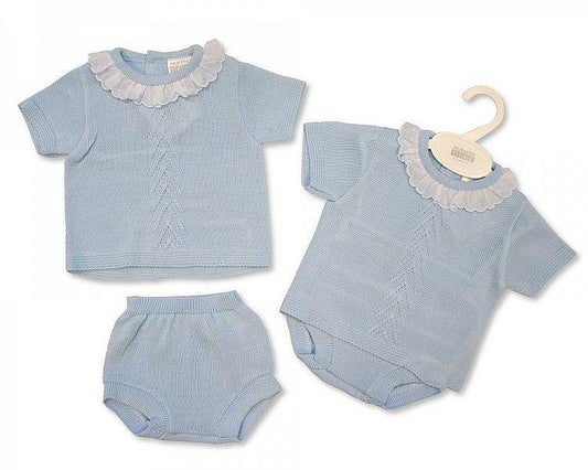 Knitted Baby Boys 2 pcs Set BW-10-735 - Kidswholesale.co.uk