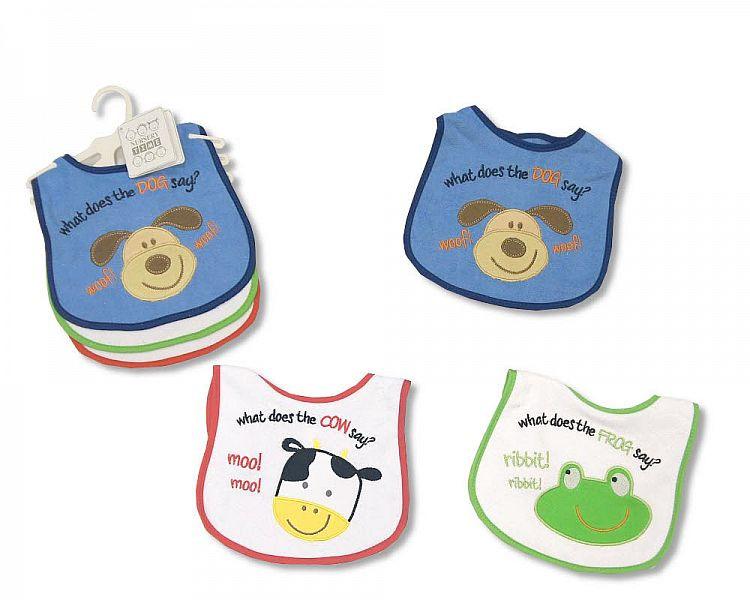 Baby Bibs Boys - Packs of 3-687 - Kidswholesale.co.uk