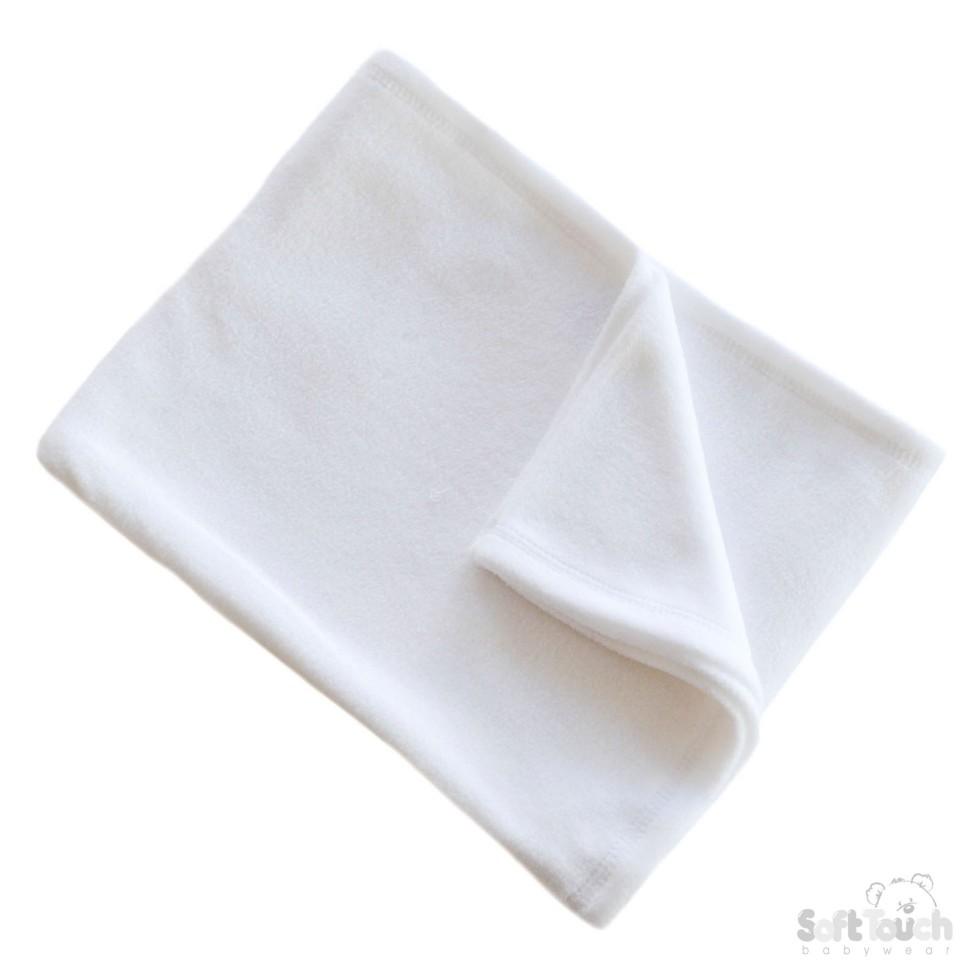 PLAIN FLEECE WRAP: FBP12-W - Kidswholesale.co.uk