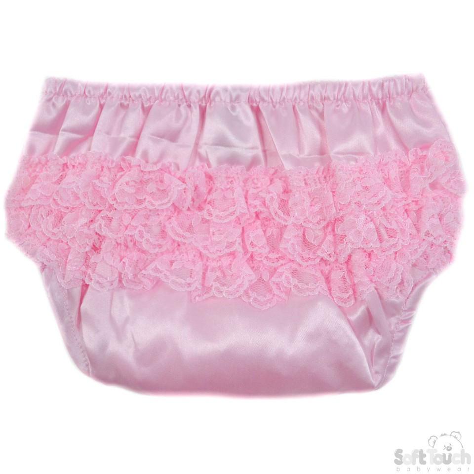 SATIN FRILLY PANTS (FP05-SP) - Kidswholesale.co.uk