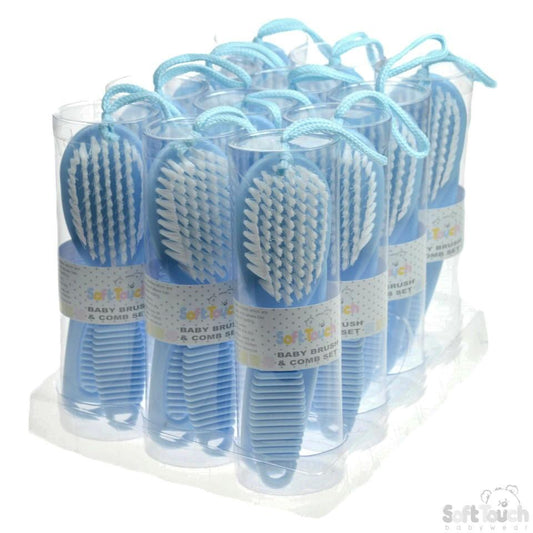 Deluxe Baby Brush & Comb Set: P604-B - Kidswholesale.co.uk