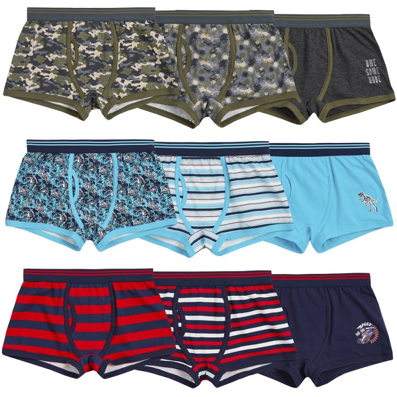 Boys Trunk Fit Boxers (PK12) 14C928