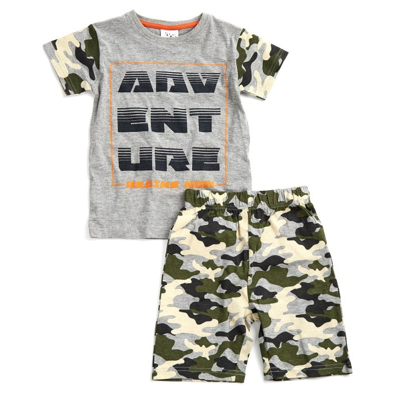 BOYS PYJAMA - CAMO (7-13 YEARS) (PK4) 15C563