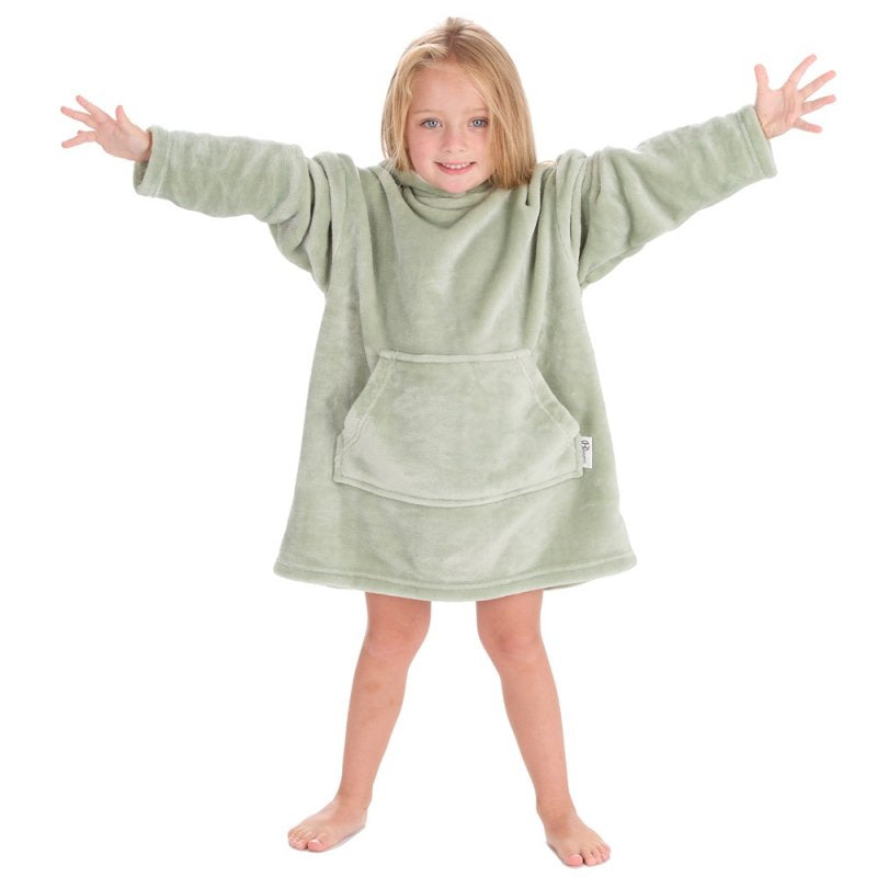 Oversized Plush Hoodie - Sage Green (3-6yrs) (PK4) 18C936