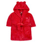 Baby Hooded Dressing Gown - Red (6-24) (PK6) 18C669