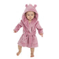 BABY DUSKY PINK HOODED DRESSING GOWN (6-24 MONTHS) (PK5) 18C852