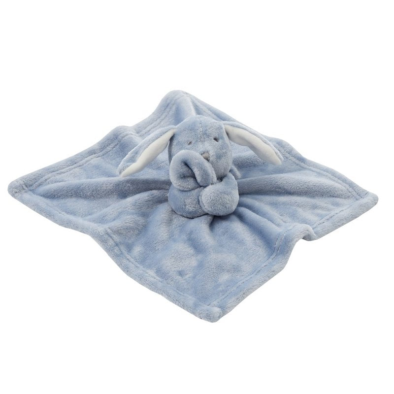 BABY NOVELTY BUNNY COMFORTER - DUSKY BLUE (PK6) 19C262