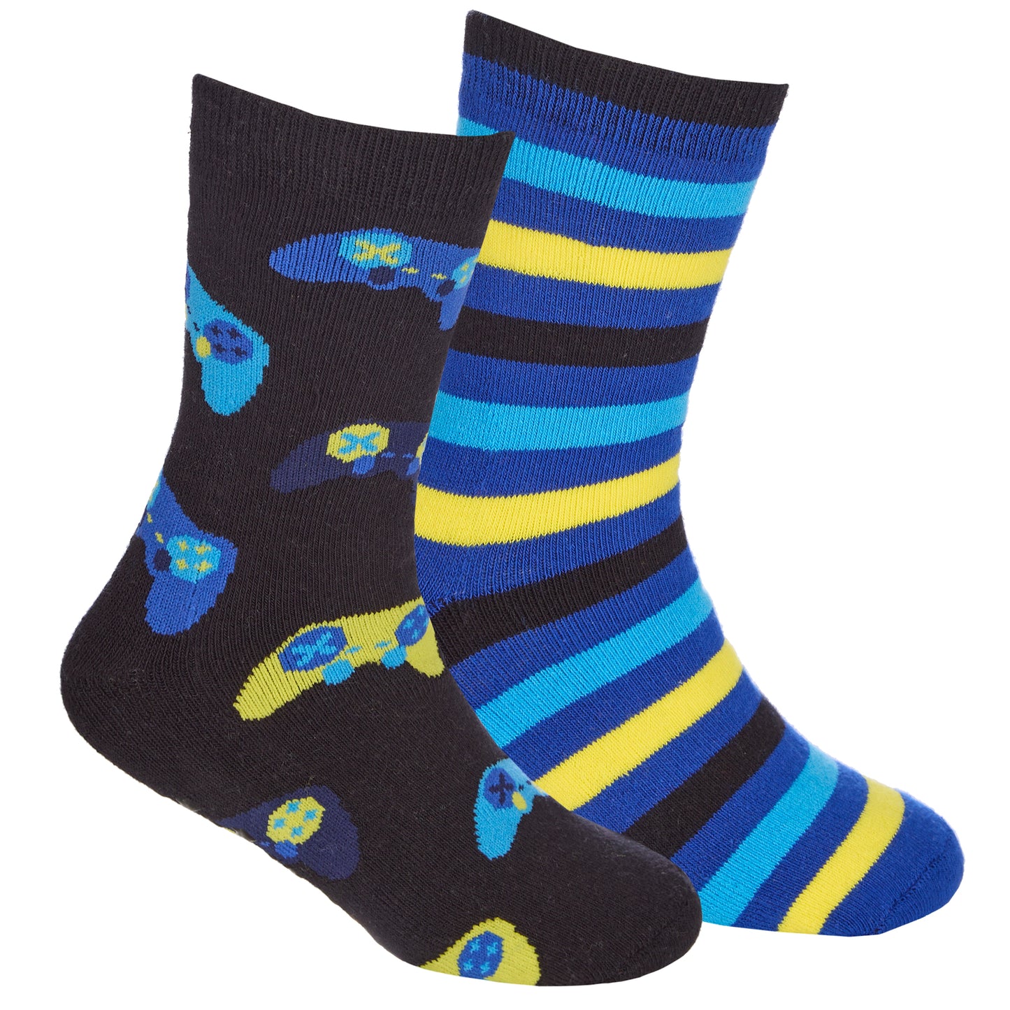 Boys 2pk Boxed Terry Slipper Socks - (PK12) (6-3.5) 42B830