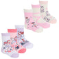 Baby Girls 3 Pack Cotton Rich Ankle Socks - Fairy (0-5.5) (PK12) 44B1012