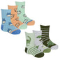 3 Pack Cotton Rich Socks - Dino (PK12) (0-0 to 3-5.5) 44B1044