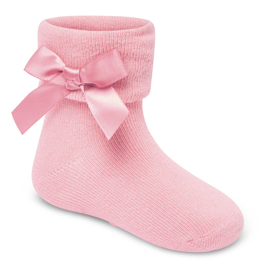 Baby Girls 3 Pack Bow Socks - Pink (0-5.5) (PK6) 44B1057