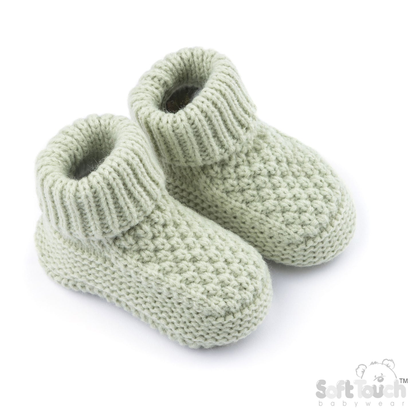 Baby Elegance Ribbed Booties - Mint (PK6) (NB-6m) ABO712MI