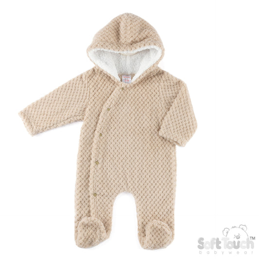 Sherpa Lined Waffle All in One - Coffee (3-9 Months) (PK4) AL110-COF