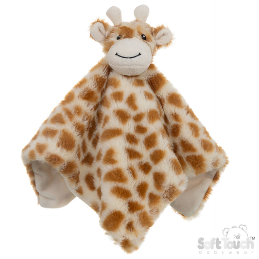 Baby Plush Comforter - Giraffe (36x36CM) (PK6) BC70
