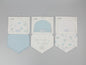 Baby Cotton Bib & Cap Gift Set - Love You Daddy/Blue- (OneSize) (PK6) H13741
