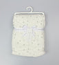 Plush Fleece Wrap Grey Spots (75x100cm) (PK6) E13427