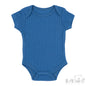 Ribbed Bodysuit - Azure (0-3m) (PK6) - BS4600-AZ-03