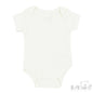 Ribbed Bodysuit - Marshmallow (0-3m) (PK6) - BS4600-MA-03