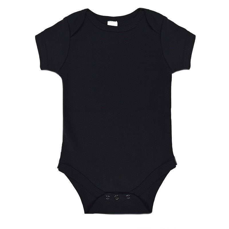 BLACK BODYSUIT (PK 6) (0-3 M) BS4658-BLK-03