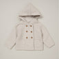 Baby Organic Double Knit Cardigan - Beige (0-12m) (PK6) C05713
