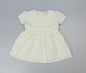 Baby Lined Chiffon Dress - White (1-2yrs) (PK6) J33829
