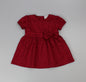 Baby Lined Chiffon Dress - Red (1-2yrs) (PK6) J33830