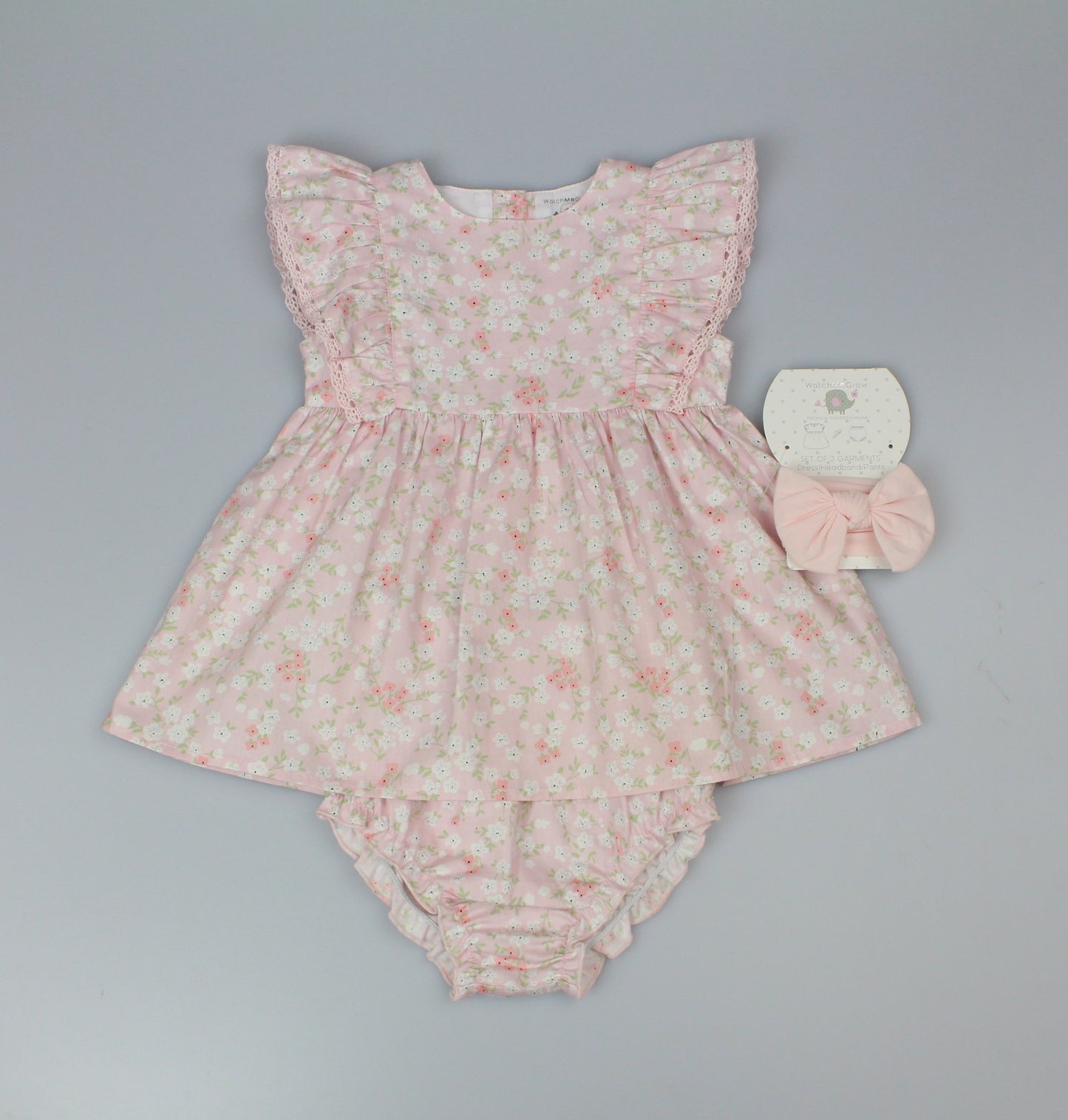 Baby Girls All Over Print Lined Dress, Pant & Headband (1-2 Years) (PK6) J33983