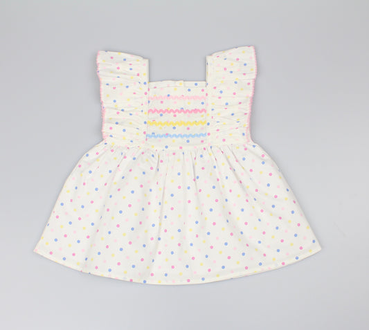 Baby Summer Dress -  Summer Polka (1-2yrs) (PK6) - K34203