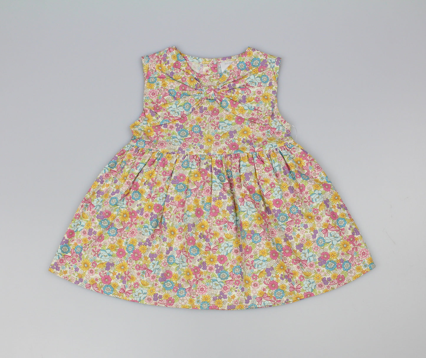 Baby Summer Dress - Stripy Bows (1-2yrs) (PK6) - K34209