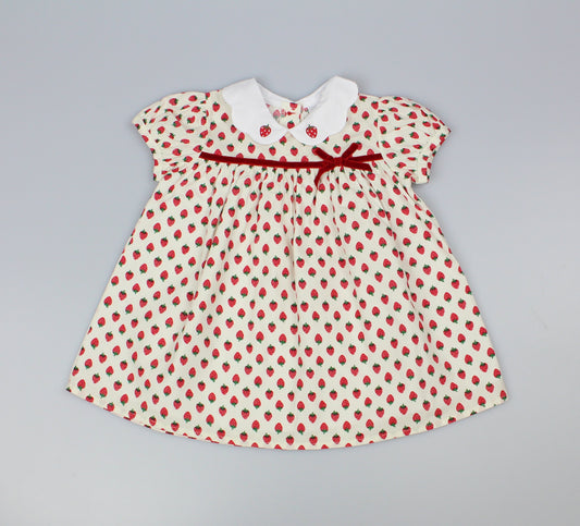 Baby Summer Dress - Strawberries (1-2yrs) (PK6) - K34212