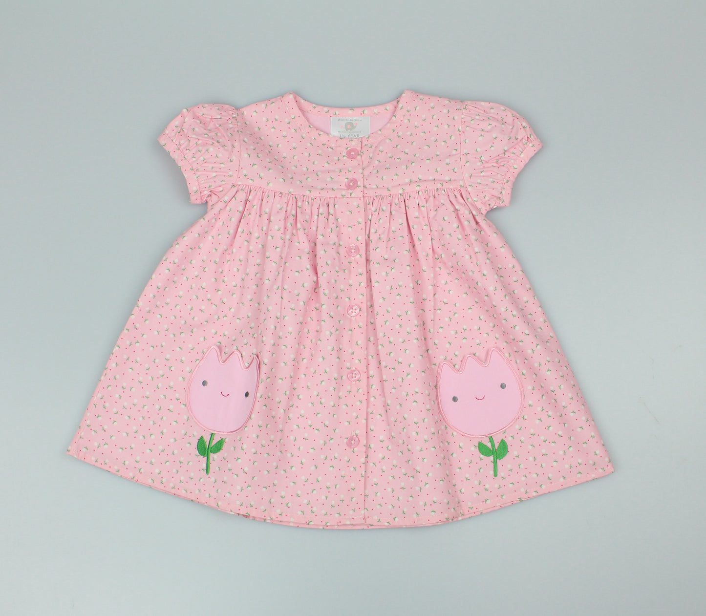 Baby Summer Dress - Tulips (1-2yrs) (PK6) - K34215