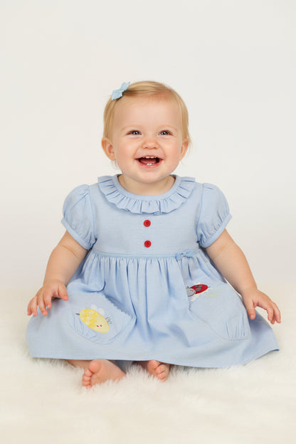 Baby Summer Dress - Bees (1-2yrs) (PK6) - K34216