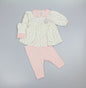 Baby Girls 3pc Waffle Tunic Legging Set - Floral Woodland (PK6) (0-9m) N14758