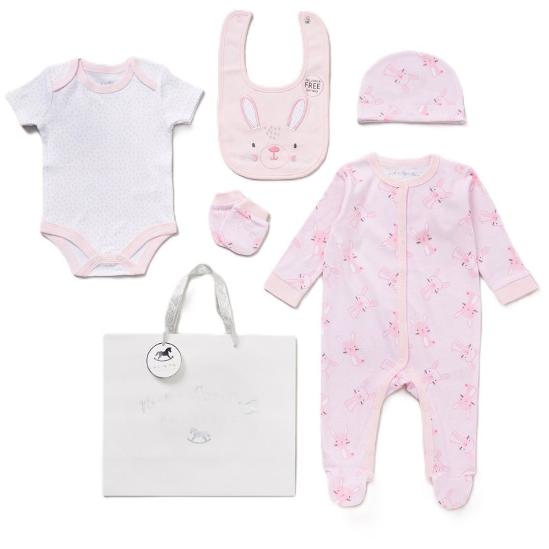 6pc Mesh Bag Gift Set - Bunny (PK4) (NB-6m) E08837