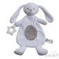 Baby Eco Recycled BunnyTeething Comforter - White (PK6) EBC62-W