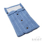 BLUE RECYCLED ACRYLIC CABLE SWADDLE WRAP (NB-6 Months) (PK4) ESW800-B